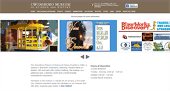 Desktop Screenshot of owensboromuseum.org